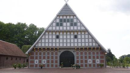 Ferienwohnung für 3 Personen, mit Terrasse und Garten, kinderfreundlich in Rieste