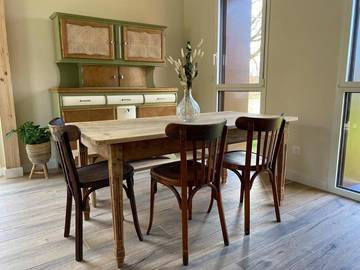 Gîte pour 4 personnes, avec terrasse à Rety