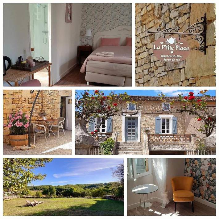 Maison d’hôte pour 2 personnes, avec terrasse ainsi que vue et jardin, animaux acceptés à Les Arques