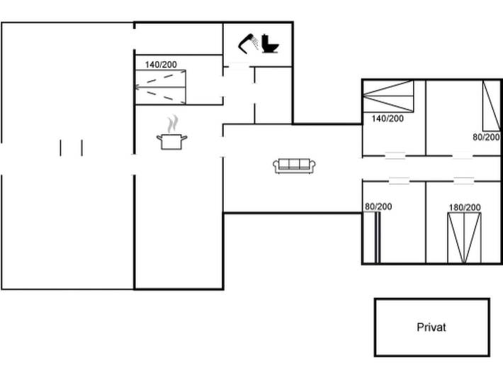 Ferienhaus für 6 Personen, mit Terrasse in Hejsager Strand - 2