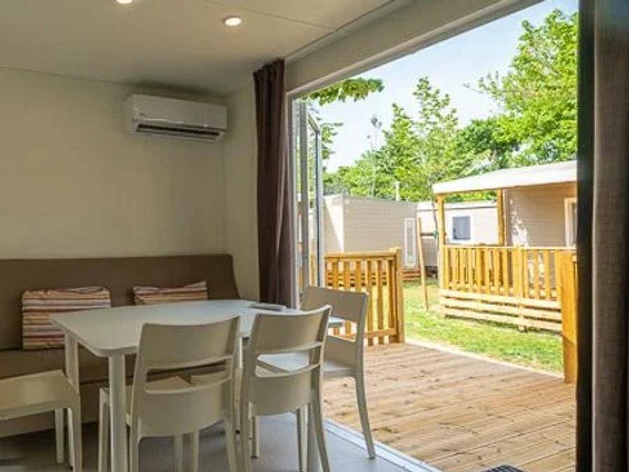 Hu Montescudaio village - Mobilhome 6 personas - Mobil-home | Confort | 3 Dormitorios | 6 Pers. | Terraza elevada | Aire acondicionado in Montescudaio, Costa Etrusca