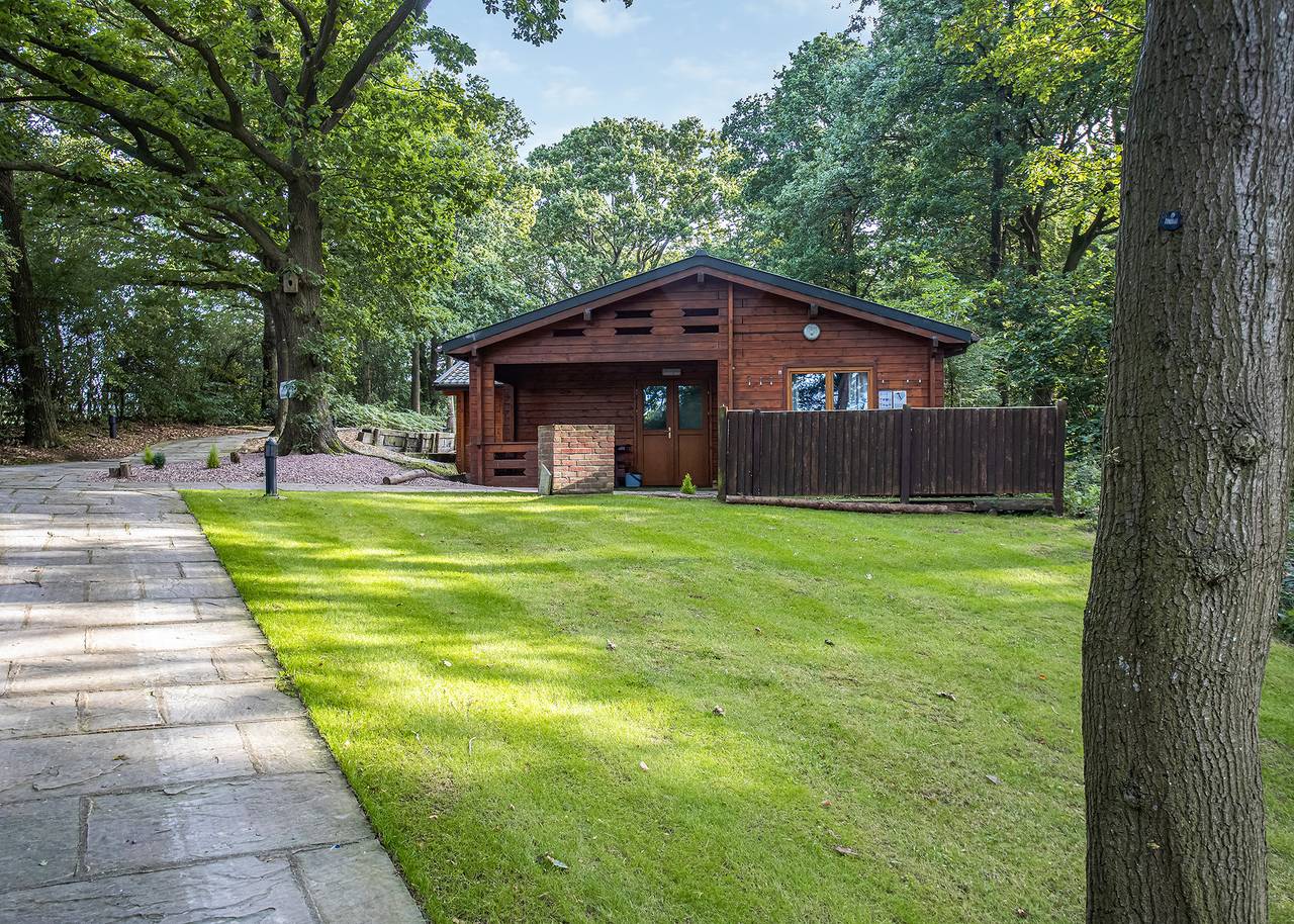 Woodland Birch Lodge in Shropshire