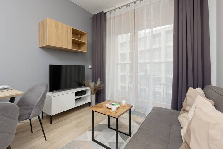 Ferienwohnung für 3 Personen, mit Balkon/Terrasse, kinderfreundlich in Warschau
