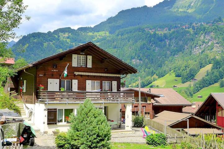 Hütte für 3 Personen, mit Garten in Wengen