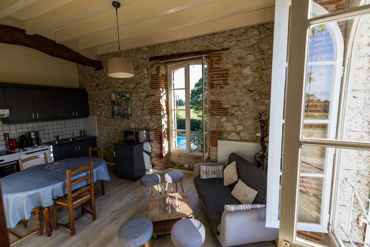 Gîte pour 13 personnes, avec piscine et jardin, animaux acceptés dans les Landes - 3