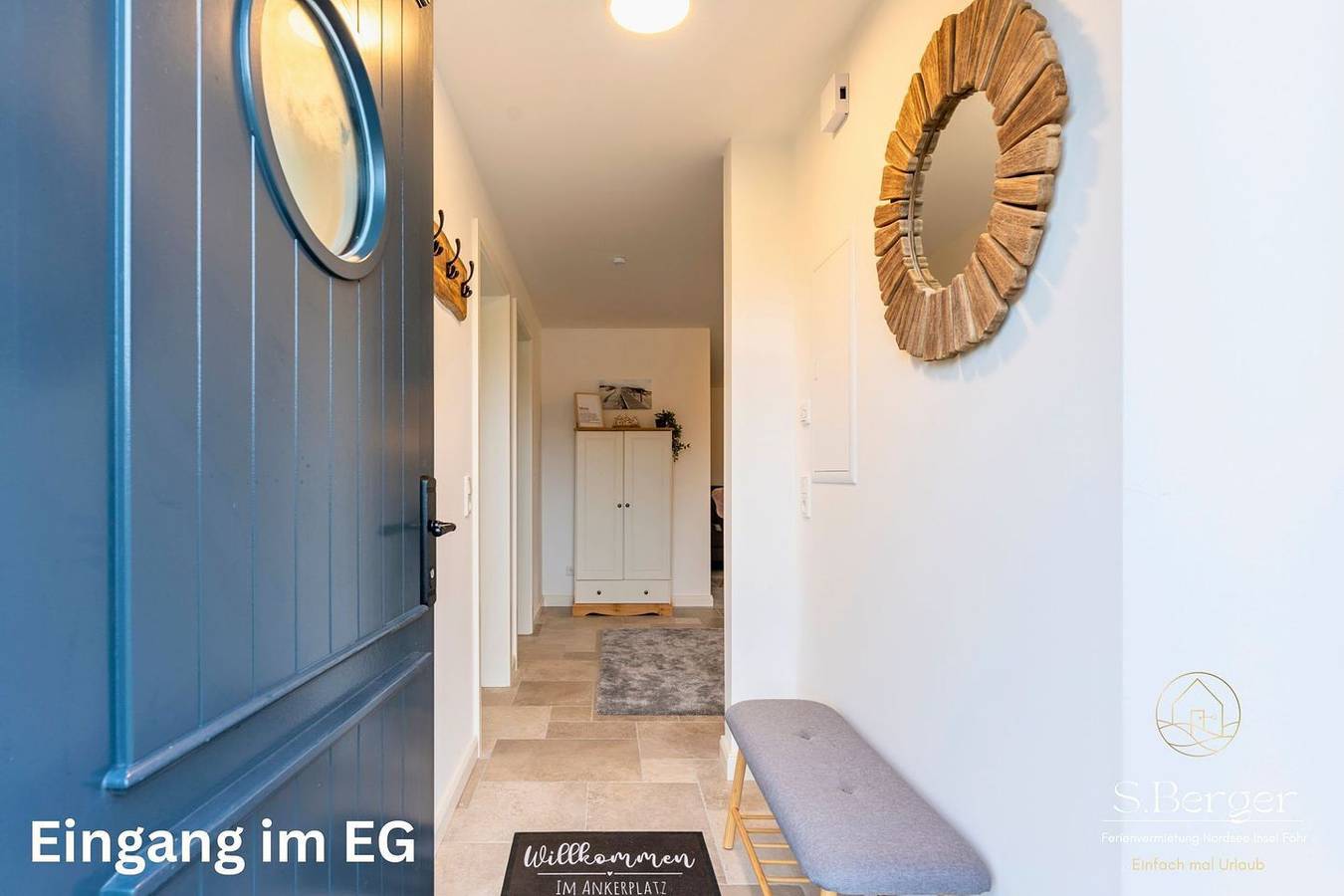Ganze Wohnung, "Entspanntes Wohnen im Ferienhaus König 'Ankerplatz' – Ihr Rückzugsort!" in Oevenum, Föhr