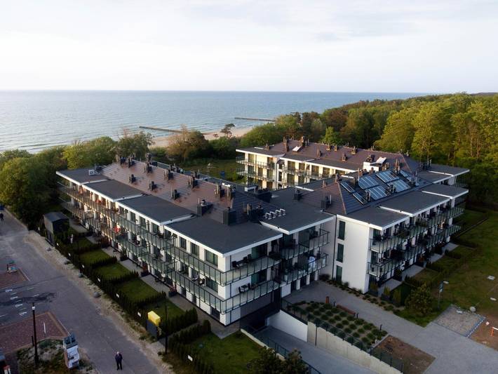 Apartament wakacyjny dla 4 osób, z Ogród w Niechorze