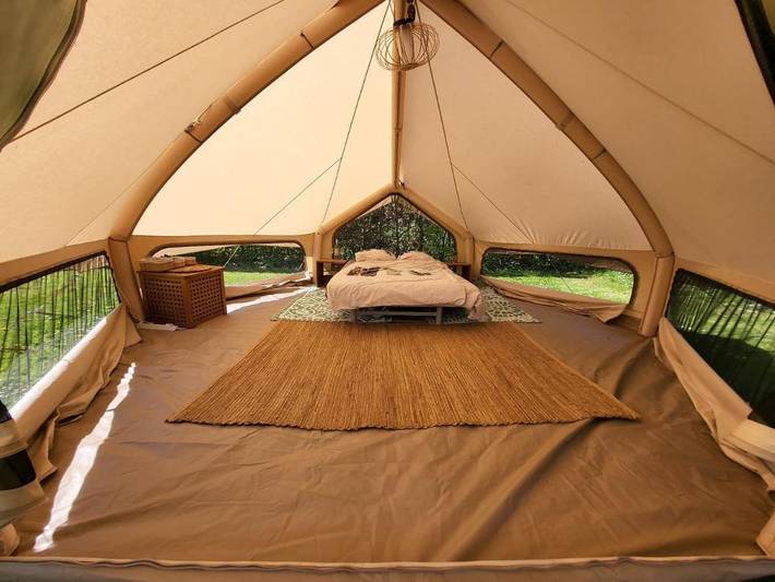 Camping voor 4 personen, met tuin in Noord-Holland