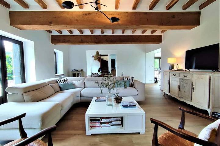 Maison de vacances pour 8 personnes, avec terrasse et jardin à Octeville-sur-Mer