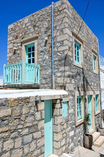 Gîte pour 4 personnes, avec vue et terrasse dans Patmos
