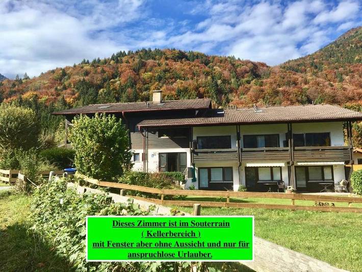 Ferienwohnung für 2 Personen, mit Garten und Sauna in Schleching