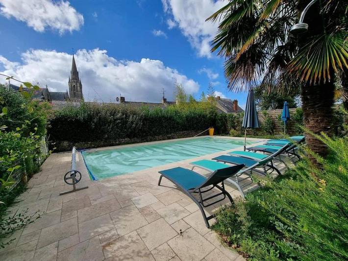 Maison d’hôte pour 10 personnes, avec jardin ainsi que vue et piscine, adapté aux familles dans Parc naturel régional de Brière - 3