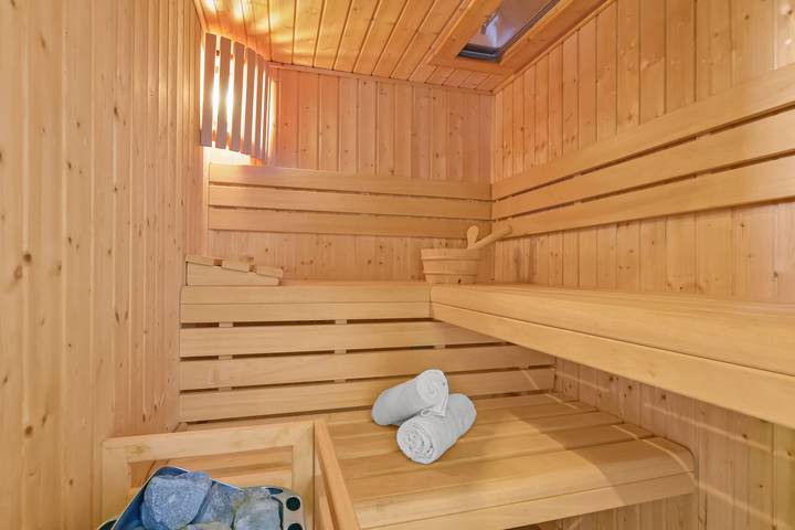 Bungalow für 2 Personen, mit Sauna