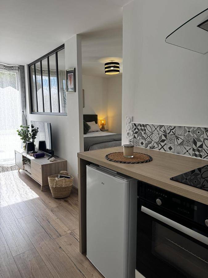 Appartement de vacances pour 2 personnes, avec Terrasse ainsi que Jardin et Vue