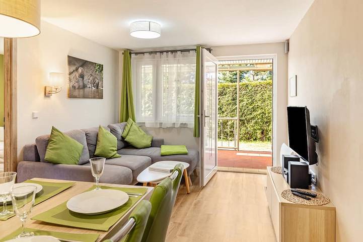 Ferienwohnung für 4 Personen, mit Garten