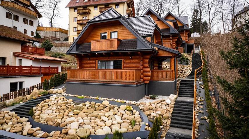 Domek letniskowy dla 10 osób, z sauna i widok oraz taras, zwierzęta dozwolone w Karpacz