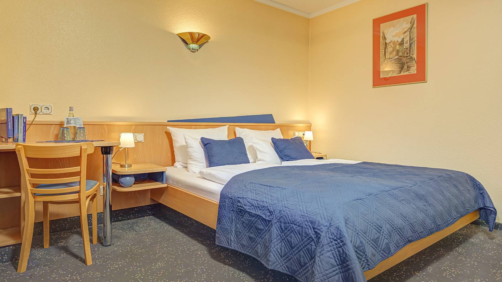 Ganze Ferienwohnung, Hotel an der Stadtmauer - Doppelzimmer (10-14 qm) in Mühlhausen, Unstrut-Hainich-Kreis