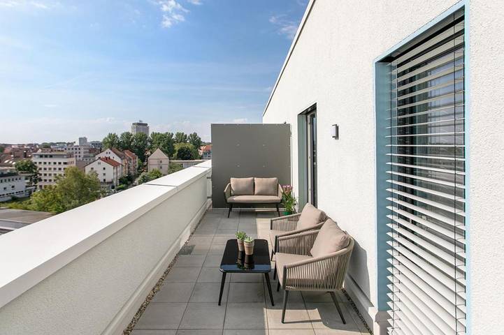 Location de vacances pour 2 personnes, avec terrasse et vue à Ulm - 4