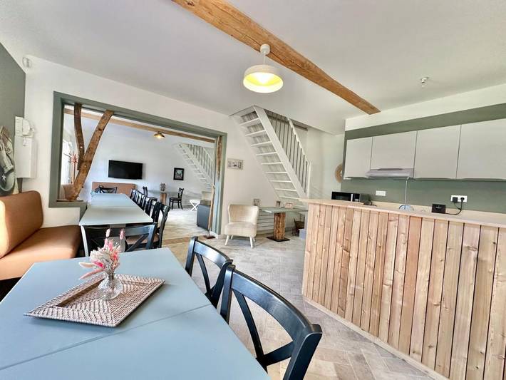 Gîte pour 8 personnes, avec jacuzzi et jardin, animaux acceptés à Verton - 3