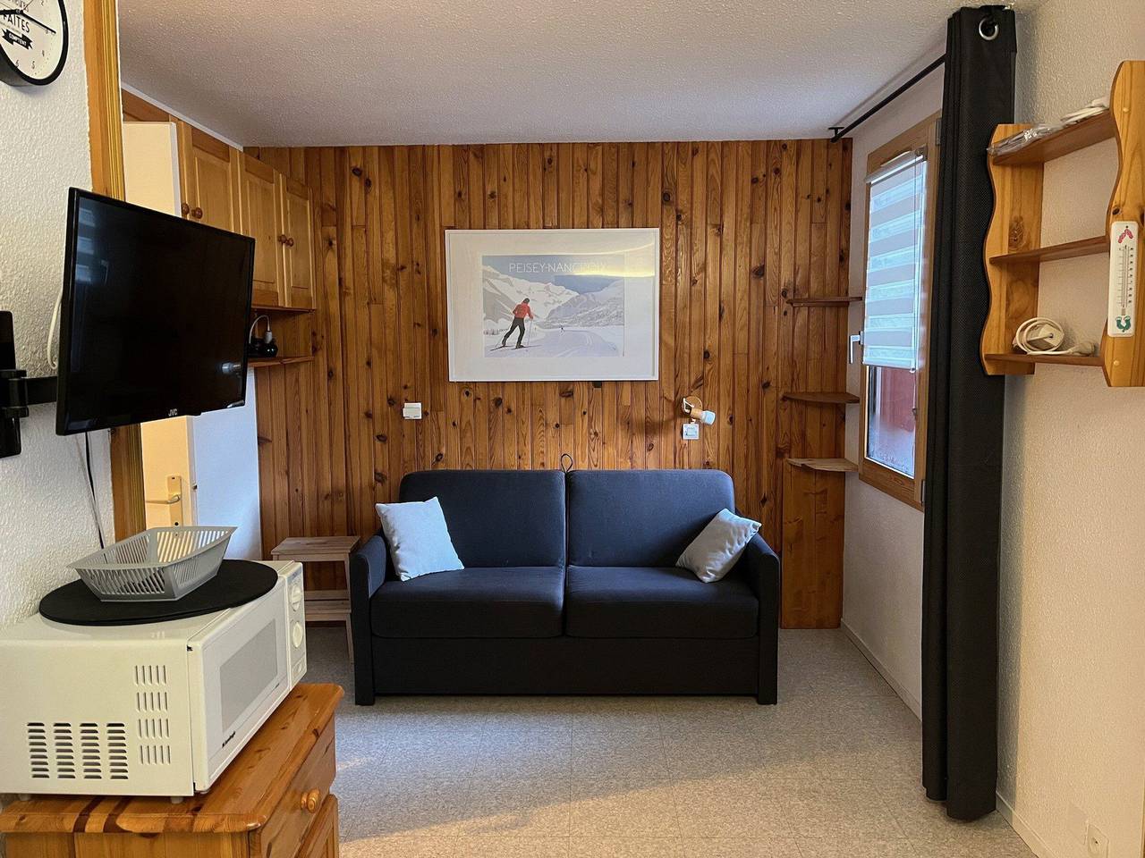 Studio entier, Studio divisible au calme, balcon sud-ouest, 24m² in Bellentre, La Plagne-Tarentaise