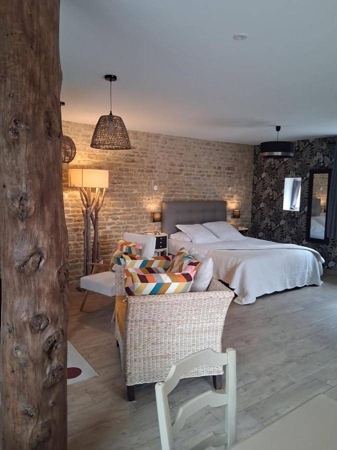 Maison d’hôte pour 2 personnes, avec jardin et vue à Sainte-Croix-sur-Mer
