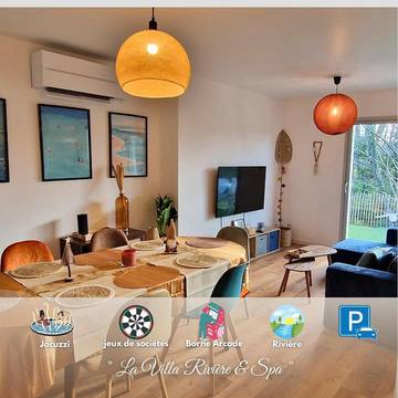 Location de vacances pour 7 personnes, avec jardin et jacuzzi à Saint-Laurent-Médoc