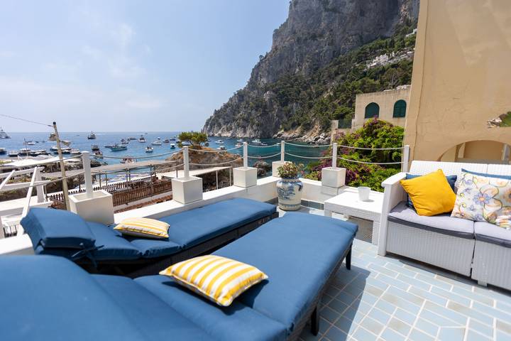 Villa per 6 persone, con Balcone e Terrazza nonché Panorama a Capri
