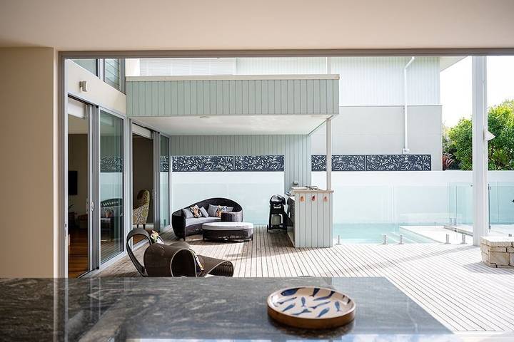 Holiday home for 7 people, with pool and garden as well as hot tub, with pets in Queensland