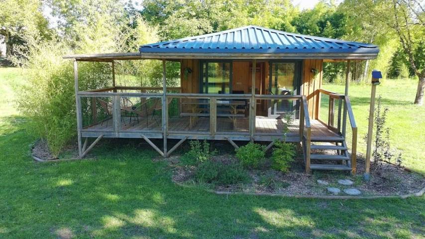 Chalet pour 7 personnes, avec bassin pour enfant