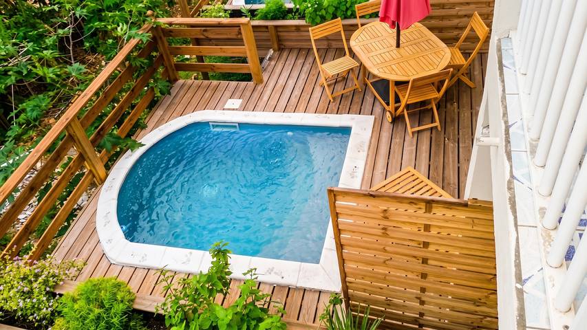 Casa de vacaciones para 4 personas, con terraza además de jacuzzi y piscina - 1