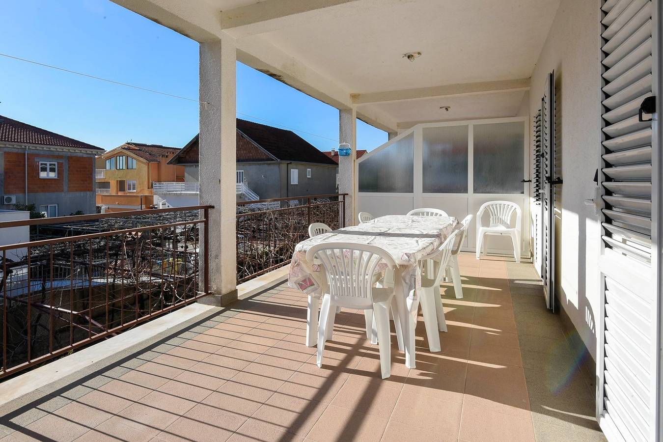 Ganze Wohnung, Ferienwohnung für 8 Personen mit Balkon/Terrasse in Orebic, Peljesac