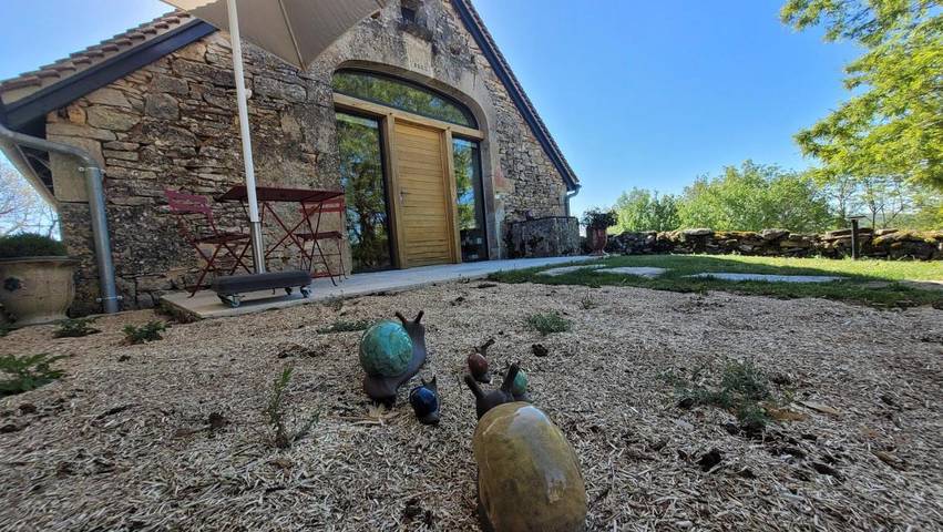 Chambre d’hôte pour 2 personnes, avec Terrasse ainsi que Jacuzzi et Jardin dans le Lot - 3