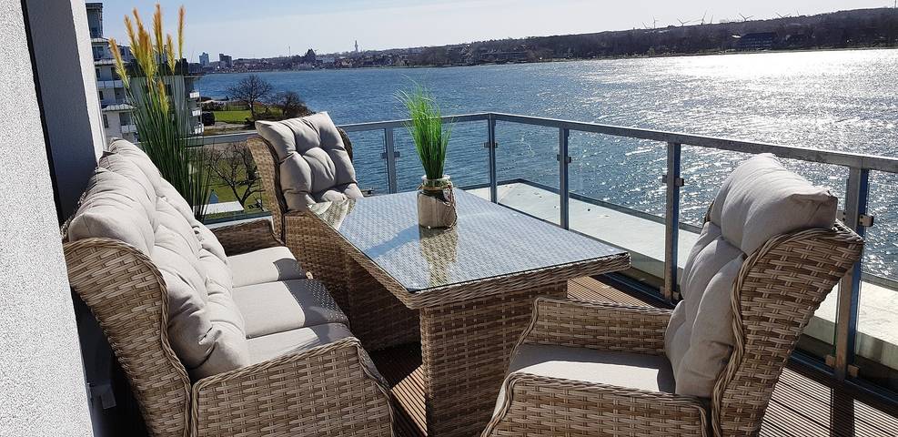 Ferienwohnung für 4 Personen, mit Meerblick