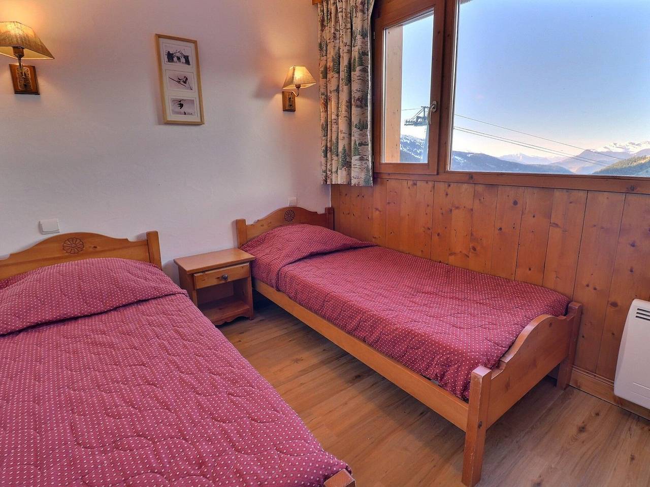 Ganze Wohnung, Charmante 2-Zimmer-Wohnung mit Balkon und Wi-Fi in Méribel, 3* klassifiziert für 4 Personen in Méribel-Mottaret, Les Allues