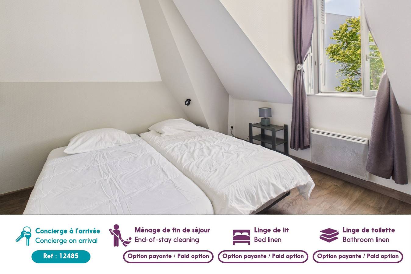 Appartement entier, Appartement pour 4 avec vue sur l'océan in Saint-Gilles-Croix-de-Vie, Vallée de la Loire