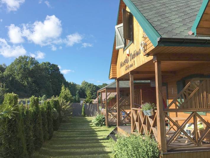 Dom dla 6 osób, z widok i ogród, Dla rodziny w Dębina