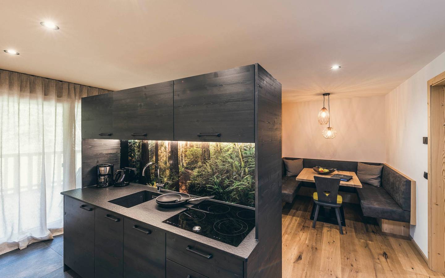 Ganze Wohnung, Apartment "Lichtung Woldererhof Waldluft" mit Bergblick, Sauna, Wlan und Balkon in Gasteig, Ratschings