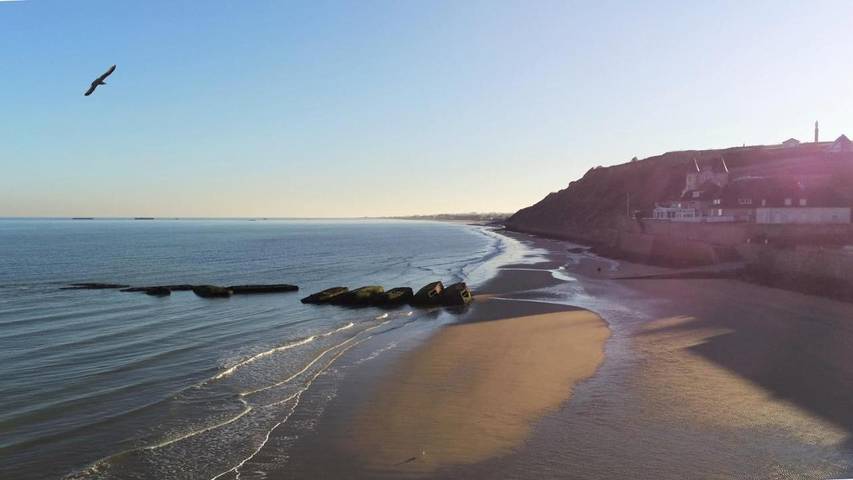 Chambre d’hôte pour 2 personnes, avec vue et jardin à Arromanches-les-Bains - 2