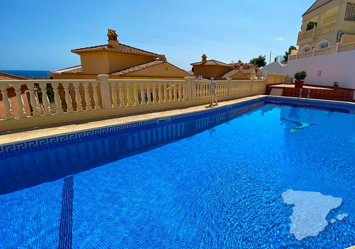Bungalow für 6 Personen, mit Meerblick und Pool sowie Garten und Terrasse, mit Haustier in Calpe - 4