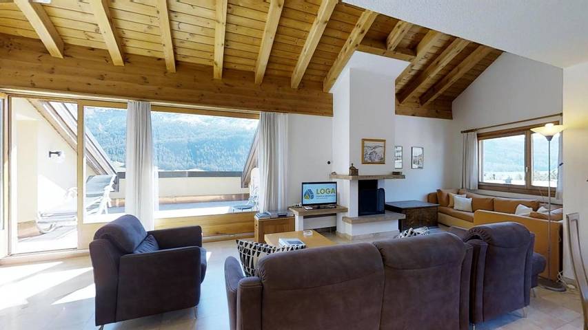 Ferienwohnung für 5 Personen, mit Ausblick und Terrasse sowie Seeblick - 1