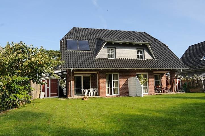 Ferienhaus für 5 Personen, mit Balkon und Garten, kinderfreundlich
