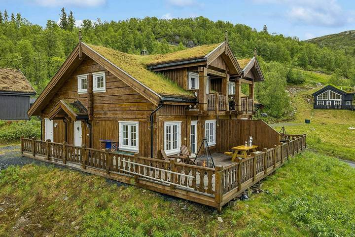 Feriehus for 8 personer, med terrasse, dyr tillatt i Telemark