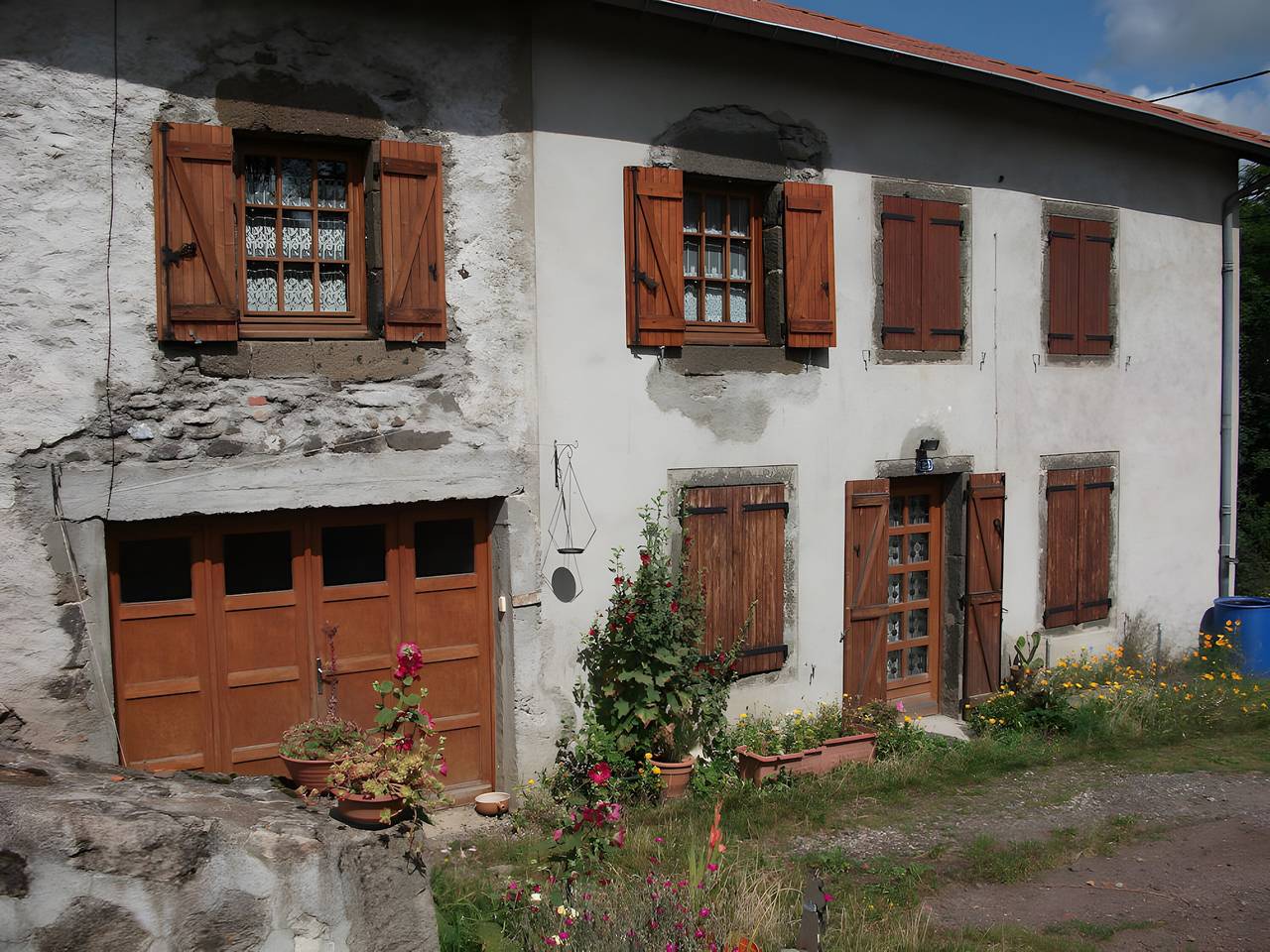 Maison de vacances « Le Paillassou » avec vue sur la montagne et Wi-Fi in Blanzac, Haute-Loire