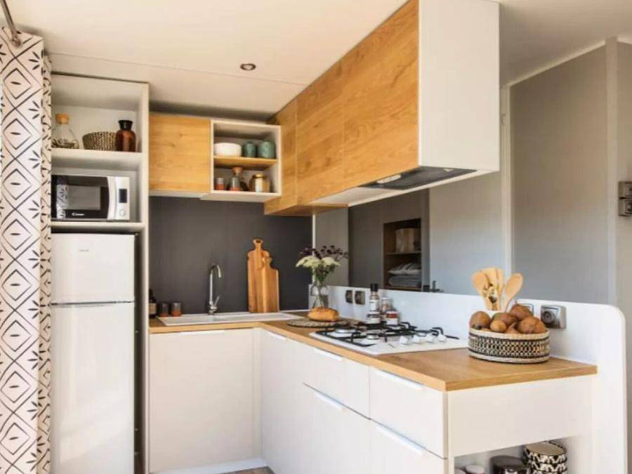 Camping Le Domaine de Mesqueau - Mobile home 6 persons - Lodge O Grand Large - 4 Rooms for 6 People + Tv in Plougasnou, Ceinture Dorée