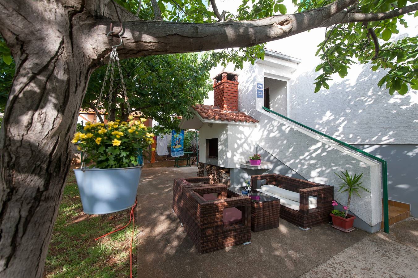Ganze Wohnung, 1-Zimmer-Ferienwohnung mit Klima Turanj, Biograd A-6445-a in Općina Sveti Filip i Jakov, Zadar