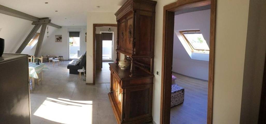 Gîte pour 9 personnes, avec jardin et balcon, animaux acceptés à Lohr (homonymie)