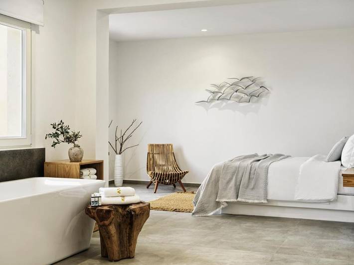 Hôtel pour 2 personnes, avec Balcon et Jacuzzi ainsi que Terrasse et Jardin dans Folégandros - 4