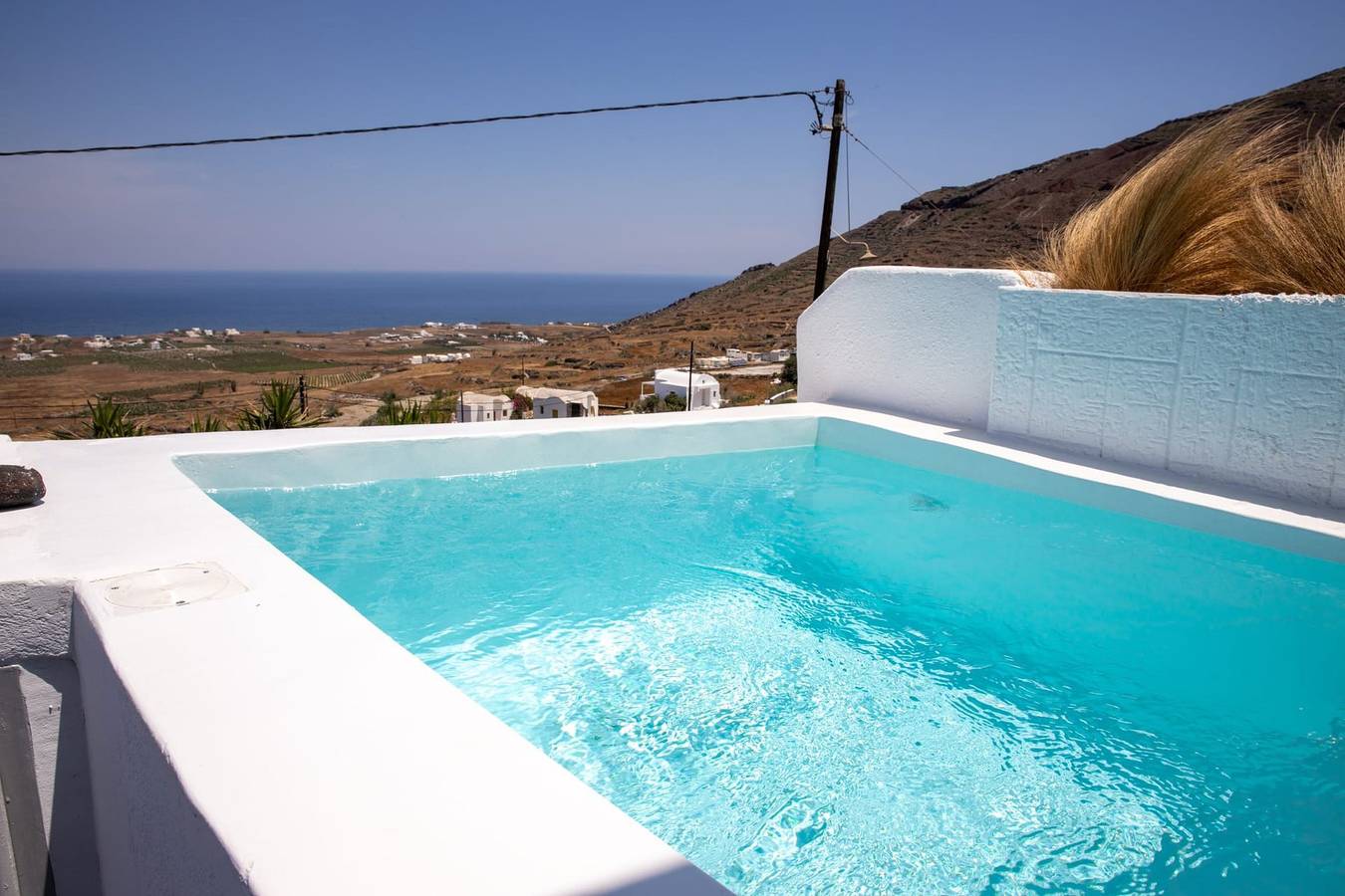 Villa voor 3 personen met uitzicht op zee in Finikia, Santorini
