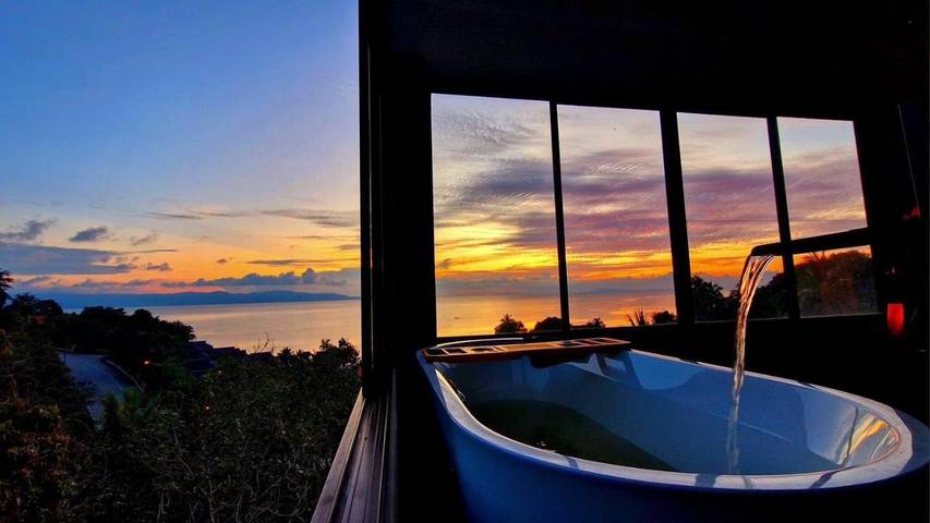 Location de vacances pour 2 personnes, avec jardin ainsi que bassin pour enfant et piscine dans Koh Phangan - 2