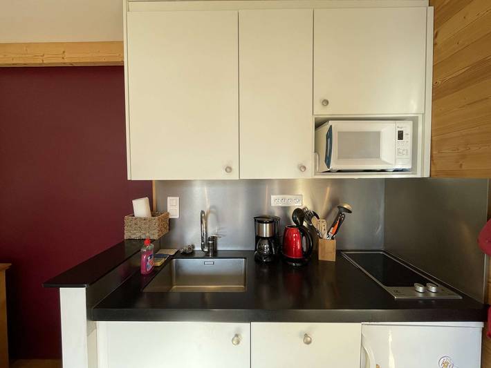 Apartamento entero, Hermoso apartamento acogedor cerca de pistas en Les Menuires con parking in Les Menuires, Saint-Martin-de-Belleville